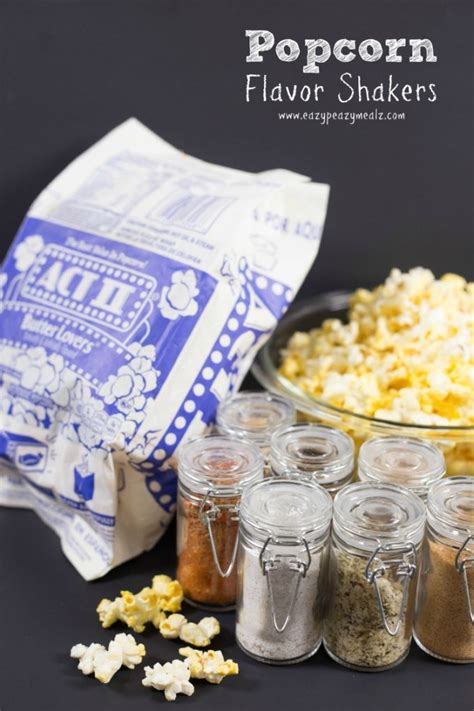 Popcorn Flavor Shakers - Easy Peasy Meals