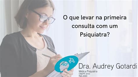 O Que Levar Na Primeira Consulta Um Psiquiatra YouTube