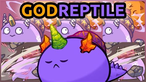 God Reptile 3164 MMR Season 21 Gameplay Axie Infinity YouTube