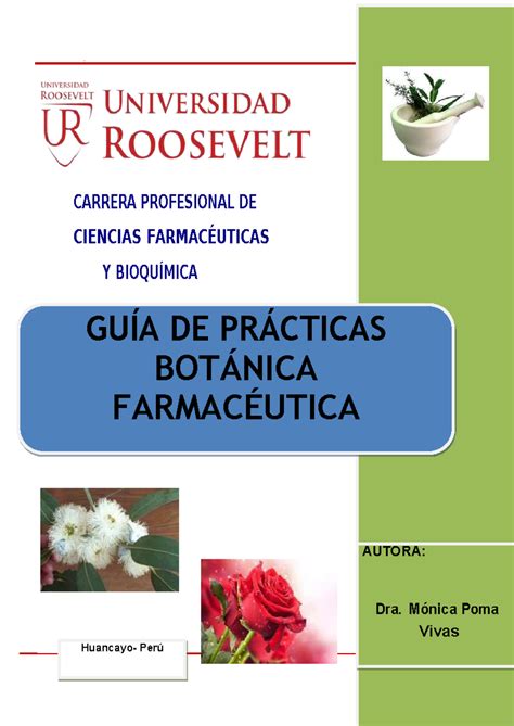 Guia De Practica Botanica Farmaceutica I Nica Farmac Utica