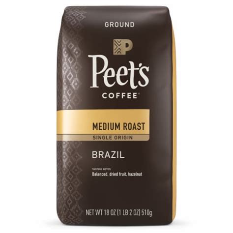 Peets® Brazil Medium Roast Ground Coffee 18 Oz Kroger