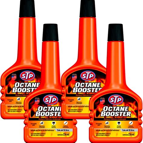 4 Aditivo Aumentar Octanagem Octane Booster Stp Gasolina Mercado Livre