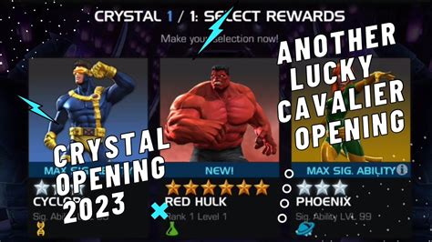 Cavalier Nexus Crystal Opening Marvel Contest Of Champions Youtube