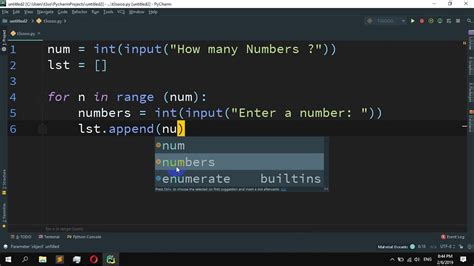 How To Calculate The Sum Of Elements In A List In Python Youtube