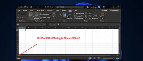 Fix Sheet Tabs Missing In Microsoft Excel Technoresult