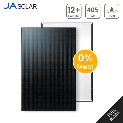 405Wp JA Solar Full Black Solarmodul für Balkonkraftwerk Photovoltaik