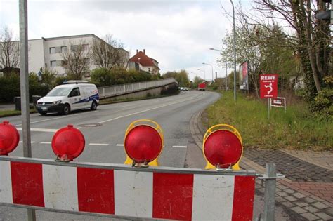 Detmolder Weg ab dem Langenbrücker Tor gesperrt Lokale Nachrichten