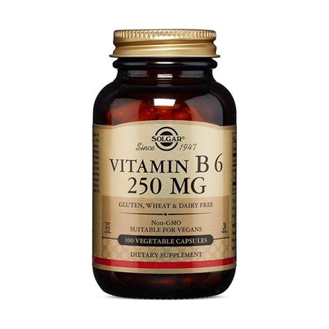 Buy Solgar Vitamin B6 250 Mg Vegetable Capsules 100s Life Pharmacy