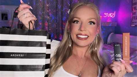 Asmr Huge Sephora Haulmakeup Perfume Haircare And More Youtube