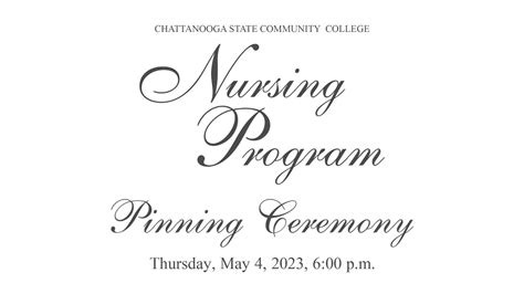 Nursing Pinning Ceremony Thursday May 4 600 Pm Youtube