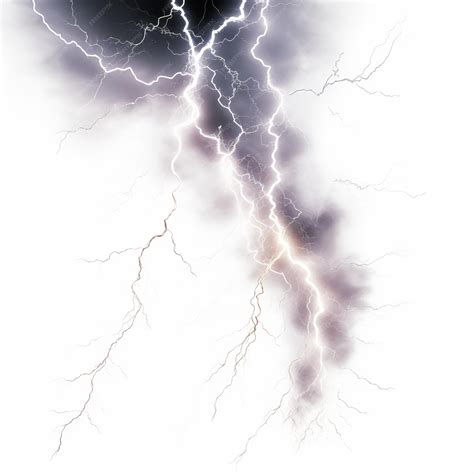 Premium AI Image | illustration of Lightning Strike png background ...