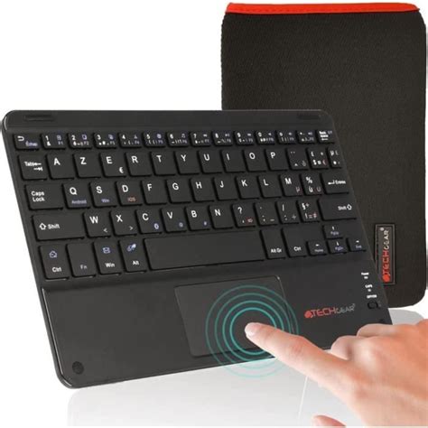 Pro Clavier Azerty Bluetooth Sans Fil Avec Pav Tactile