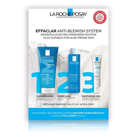 Effaclar 3 Step Kit Routine For Oily Skin La Roche Posay Uk