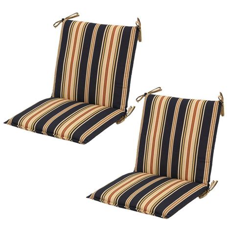 Hampton Bay Marshall Replacement Outdoor Chair Cushion 2 Pack Hd14310 The Home Depot