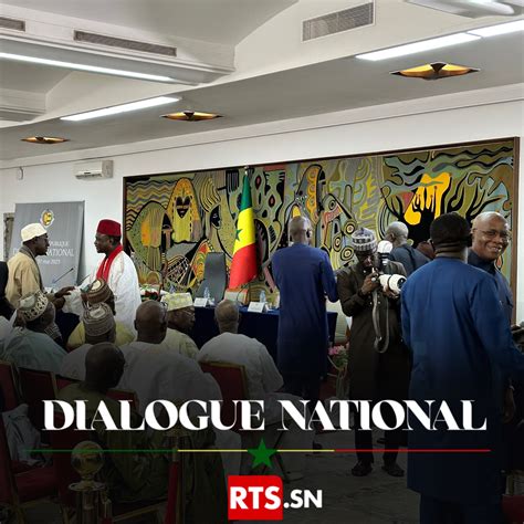 Rts Senegal On Twitter Live Lancement Dialogue National Https T