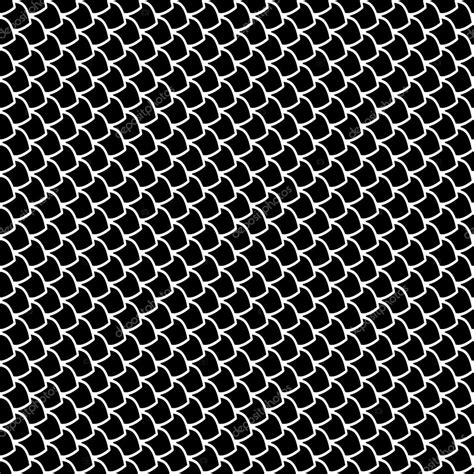 Seamless Fish Scales Texture Stock Vector Troyka