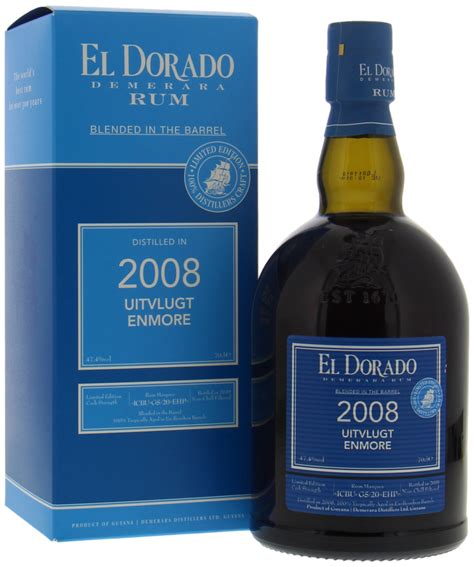 Uitvlugt Eldorado Rum Limited Edition Cask Strength Blended In The