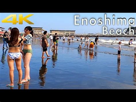 The most popular beach near Tokyo 夏真っ盛りの片瀬西浜海水浴場ビーチAugust 2022 The