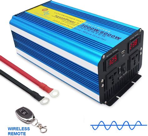 LVYUAN 2020 New Pure Sine Wave Power Inverter 3000W 6000W DC 12V To AC