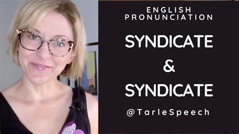 How To Pronounce SYNDICATE SYNDICATE American English Heteronym