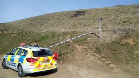 West Bay Landslip Closes Part Of Jurassic Coast Bbc News