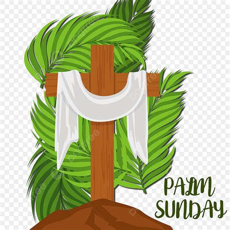 Palm Sunday Religious Clipart Hd Png Rounded Shape Palm Sunday