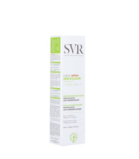 SVR Sebiaclear Creme Spf 50 Sebiaclear Dr Brands