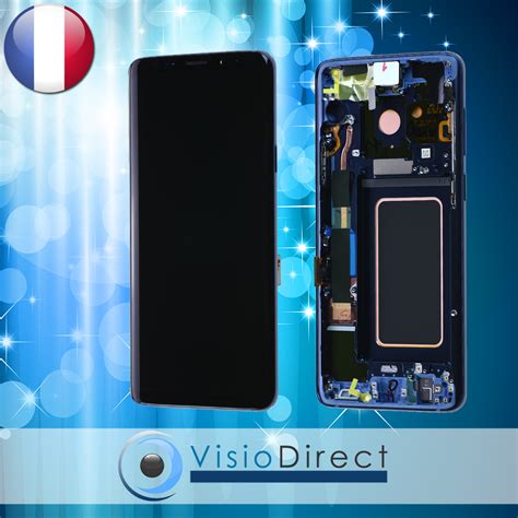 Ecran Complet Pour Samsung Galaxy S Plus G F Bleu Vitre Lcd Sur