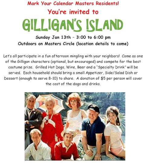 Gilligan’s Island Party – Masters Circle at Pelican Sound