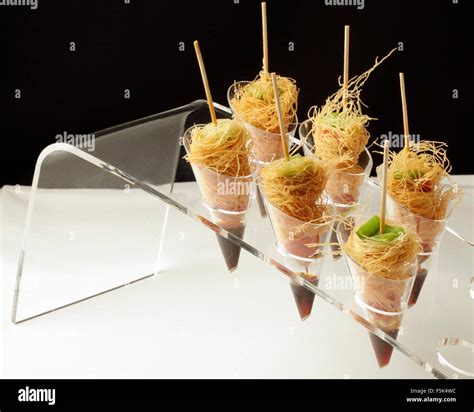 Canape presentation hi-res stock photography and images - Alamy