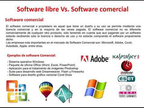 Sesión No 4 Software libre Vs Software comercial YouTube