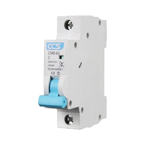 CM8 63 AC MCB 32A 1Pole 10KA Miniature Circuit Breaker CCS 230V 400V