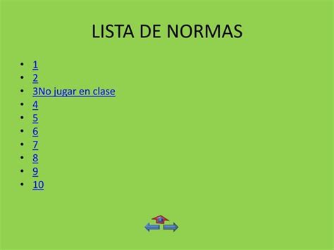 Lista De Normas Ppt Descarga Gratuita