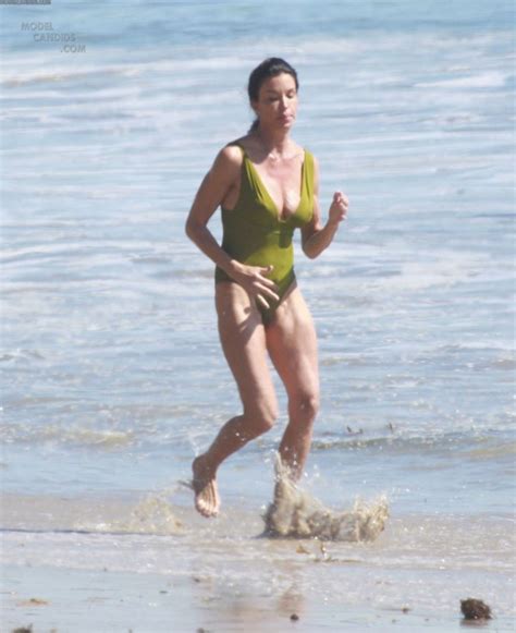 Janice Dickinson In Swimsuit At Beach In Malibu Hawtcelebs