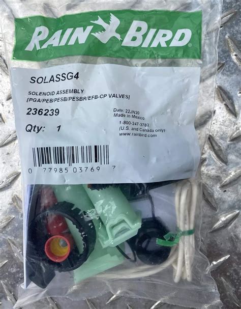 Rain Bird 24V Valve Solenoid Repair Kit P N 236239 For PEB PGA GB