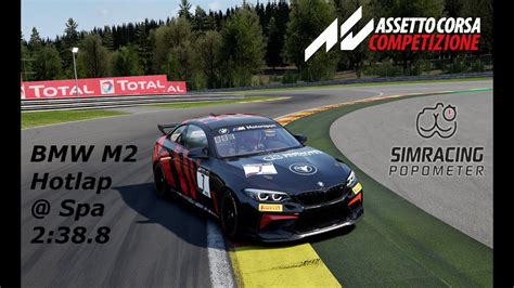 BMW M2 CS Hotlap Spa 2 38 8 Sim Racing Popometer Assetto Corsa