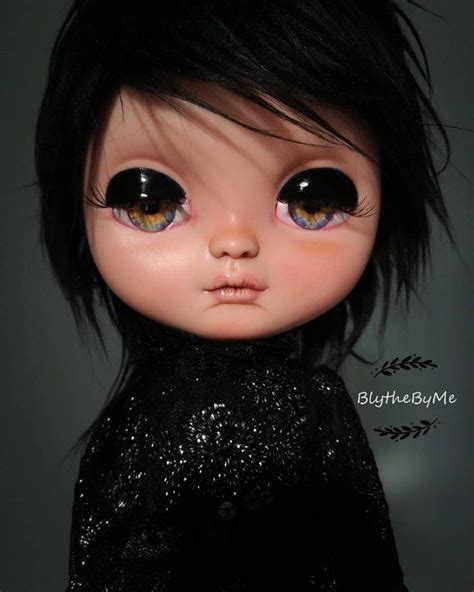 Ooak Goth Doll Icy Blythe Custom Reserved To Ramona Etsy Blythe