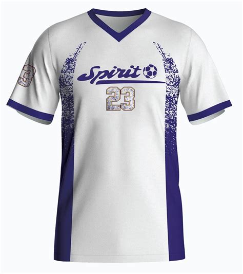 Spirit Soccer Short Sleeve V Neck Jersey Lightspeed Jerseys