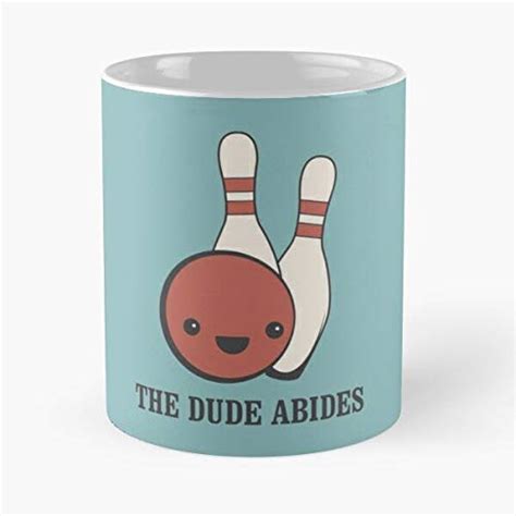 The Big Lebowski Dude Abides Classic Mug Funny Coffee