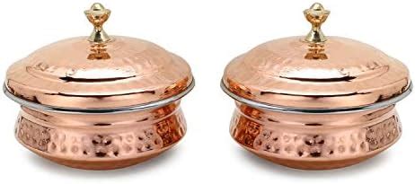 Amazon Zap Impex Hammered Copper And Stainless Steel Tableware