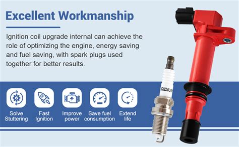 Amazon Nextirrer Ignition Coil Iridium Spark Plug Pack Of