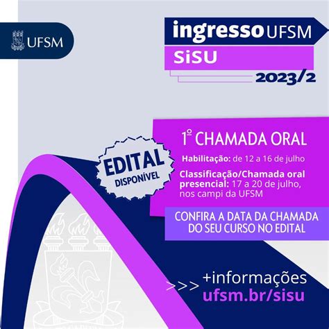 Primeira chamada oral da lista de espera do SiSU 2023 2 será entre 17 e