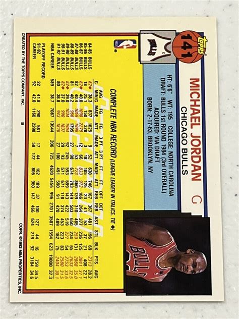 Awesome 1992 93 Topps Gold Michael Jordan 141 NM EBay