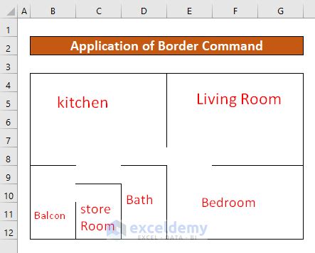 How To Draw A Floor Plan In Excel 2 Easy Methods ExcelDemy