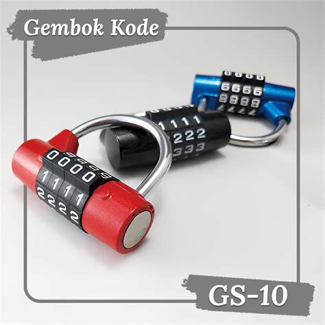 Jual Gembok Angka Digit Gembok Password Shackle Lock Pagar Pintu