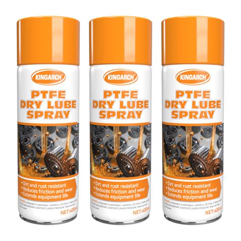 Ml Dry Ptfe Lubricant Agent Aerosol Spray General Purpose