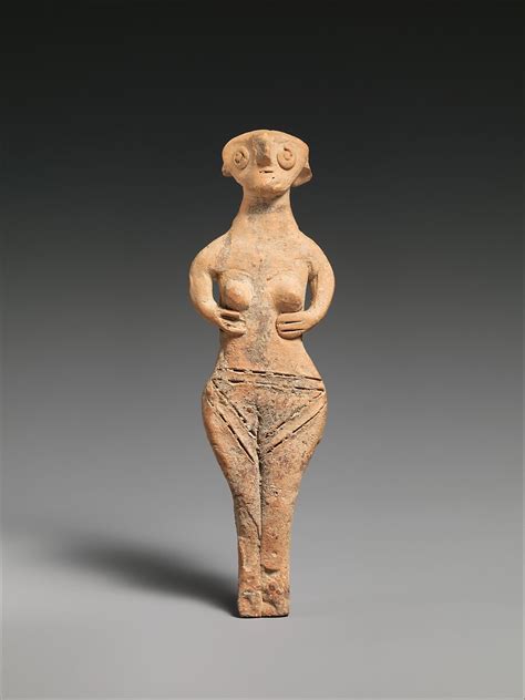 Terracotta Statuette Of A Nude Woman Cypriot Late Cypriot II The