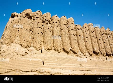 Great Kyzkala Fortress With Grafted Walls Sunken Merv Turkmenistan