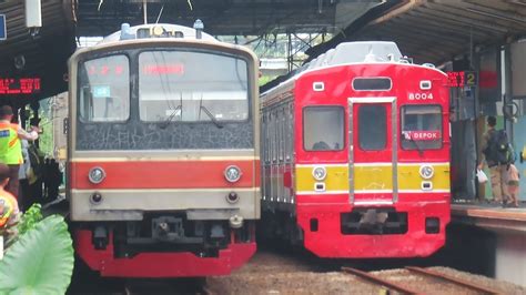 Menemukan Kereta Api KRL Commuter Line JR 205 Dan TM 6000 Di