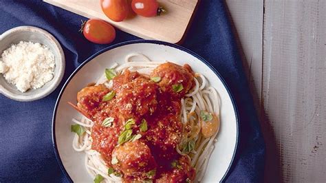 Spaghetti with Baked Pork Meatballs - Yummy.ph